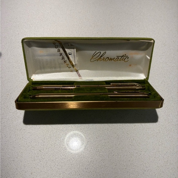 Set Gold platted Pen Set - Picture 5 of 8